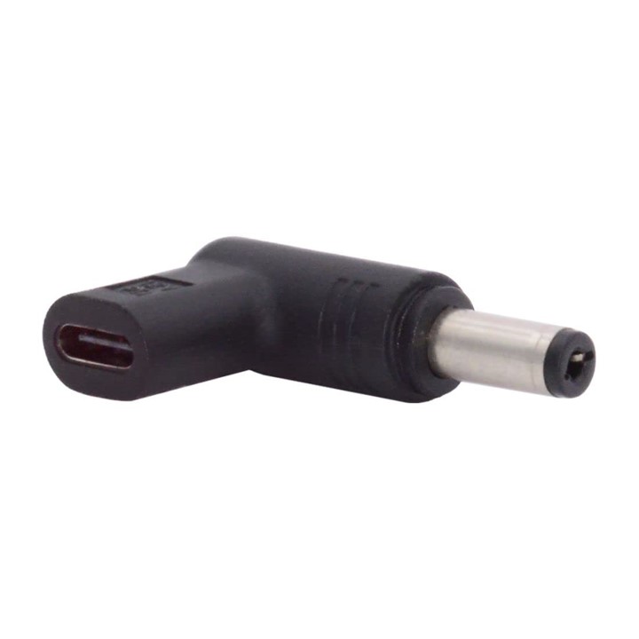 C타입 to 12V DC 노트북 변환 젠더 컨버터 외경 5.5mm 내경 2.1mm 상품 이미지