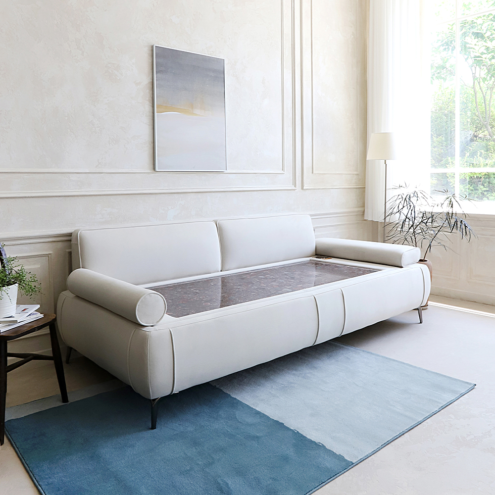 미카 3인용 패브릭 인테리어 돌쇼파 온열 온돌 소파베드 돌침대 CL513