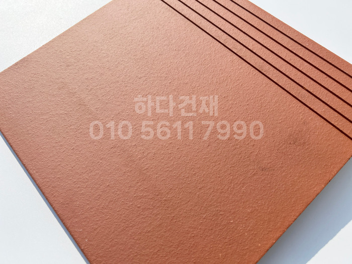 테라코타타일 계단석 레드 / 하다건재 점토타일