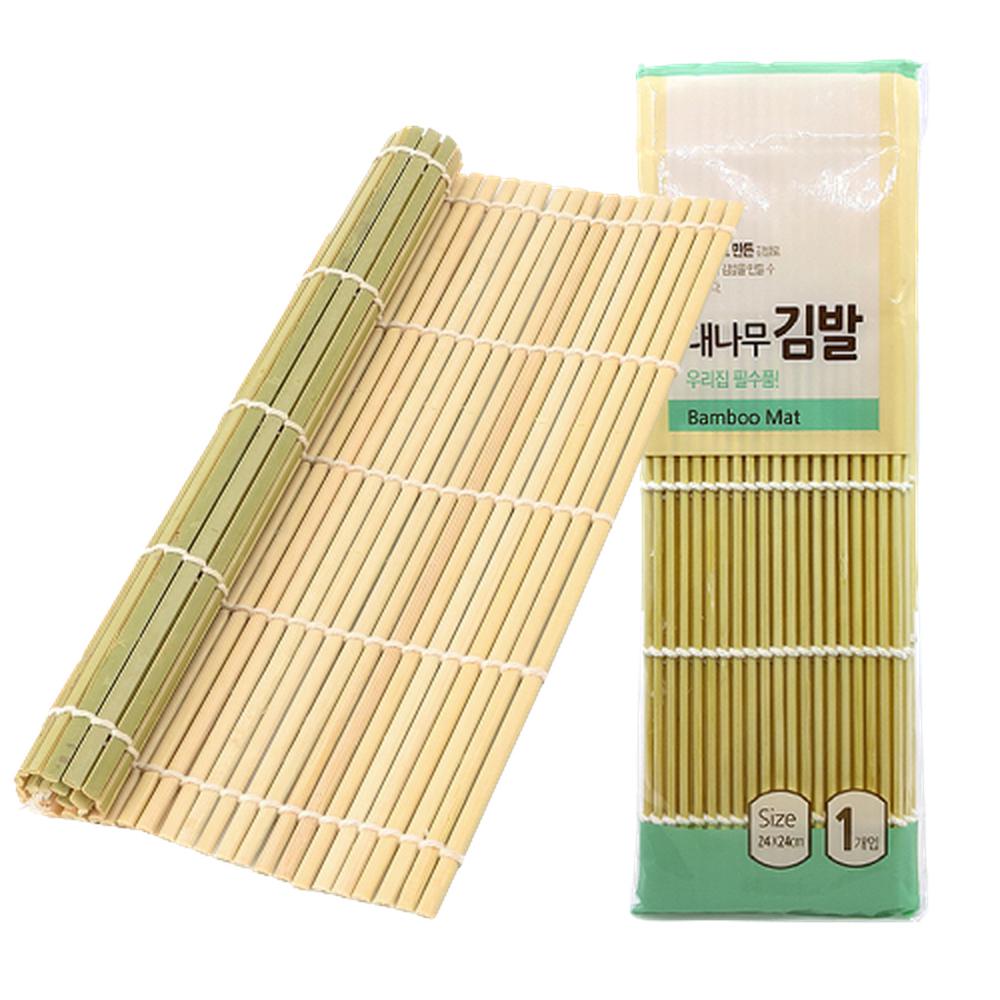 옛날 나무 김발이 김밥말이 대나무 발