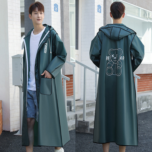 리버폭스 오토바이 아웃도어 스쿠터 레인코트 커플 전신우비