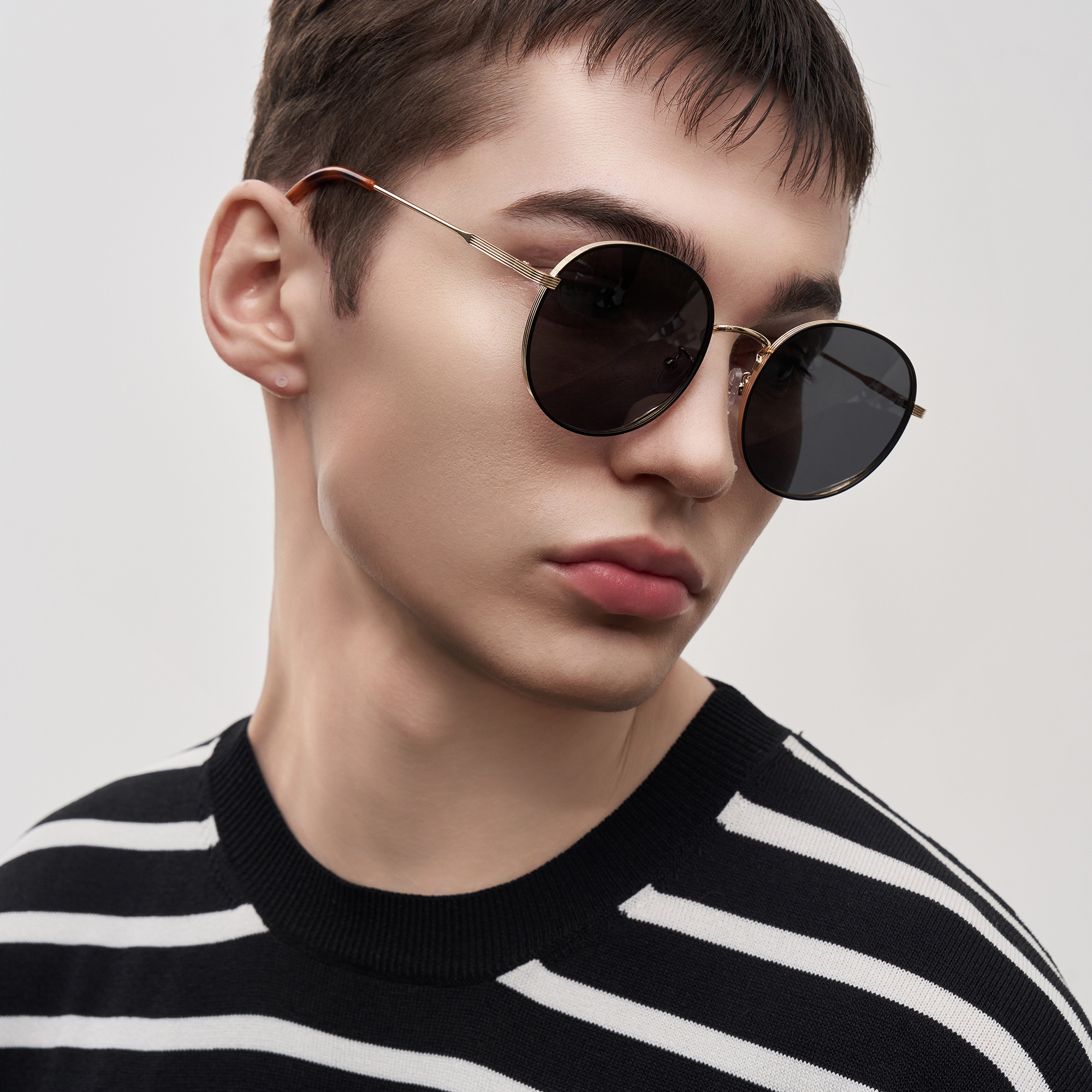 가벼운 초경량 동글이 UV 시력보호 자외선차단 편광렌즈 선글라스 - 상세 이미지 2