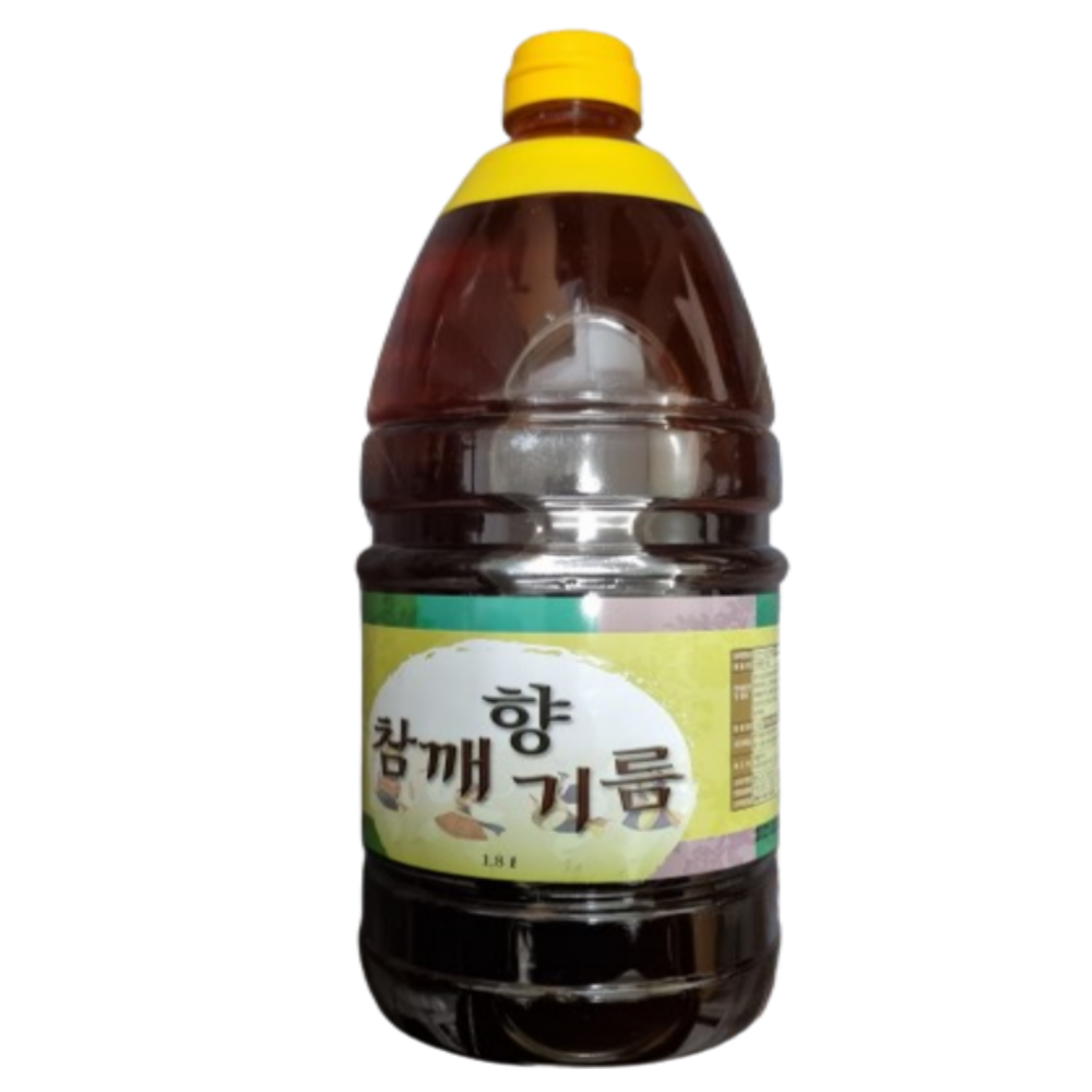참깨 향기름 참맛기름 향미유 참깨향기름 들기름 들깨향기름 1.8L 업소용 - 메인 이미지