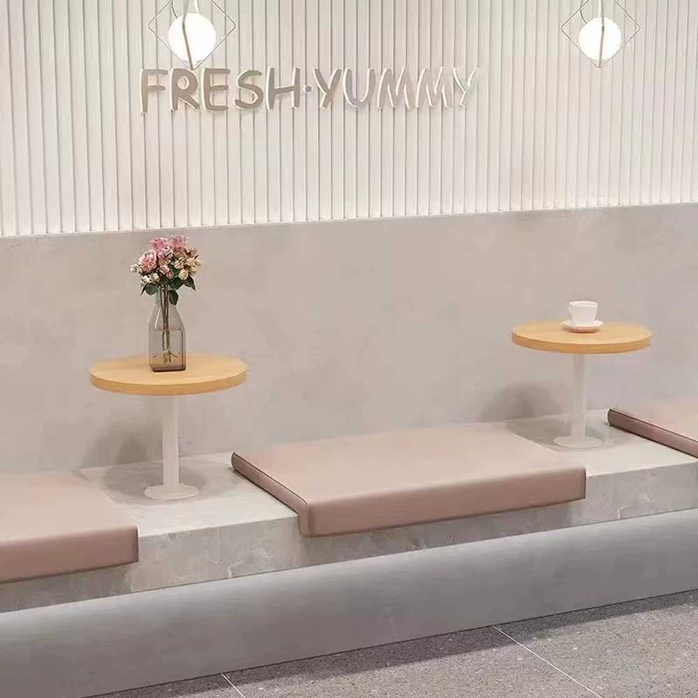 벽부착 테이블 벽걸이 식탁 주방 카페 원형 보조 탁자 - 상세 이미지 5