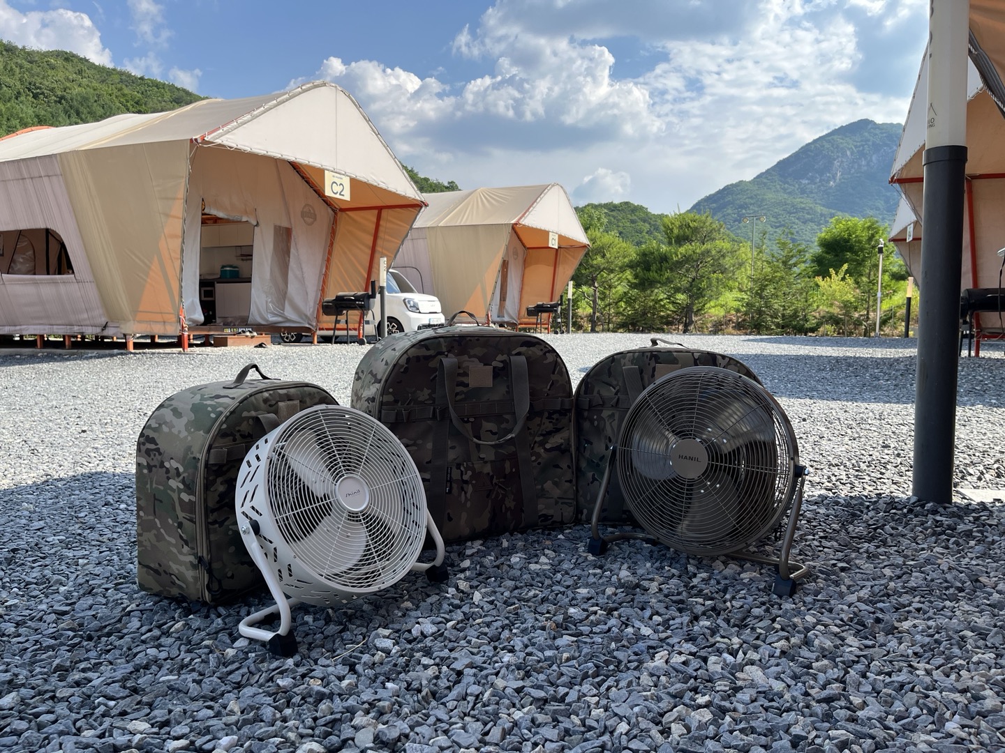 캠핑용 선풍기 서큘레이터 수납용 가방 코듀라원단