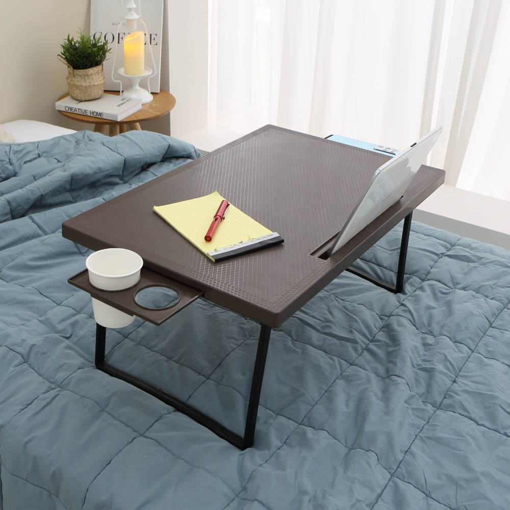 국산 미니 접이식 좌식 테이블 베드 침대용 침대위 트레이 책상 만능폴딩 캠핑 휴대용