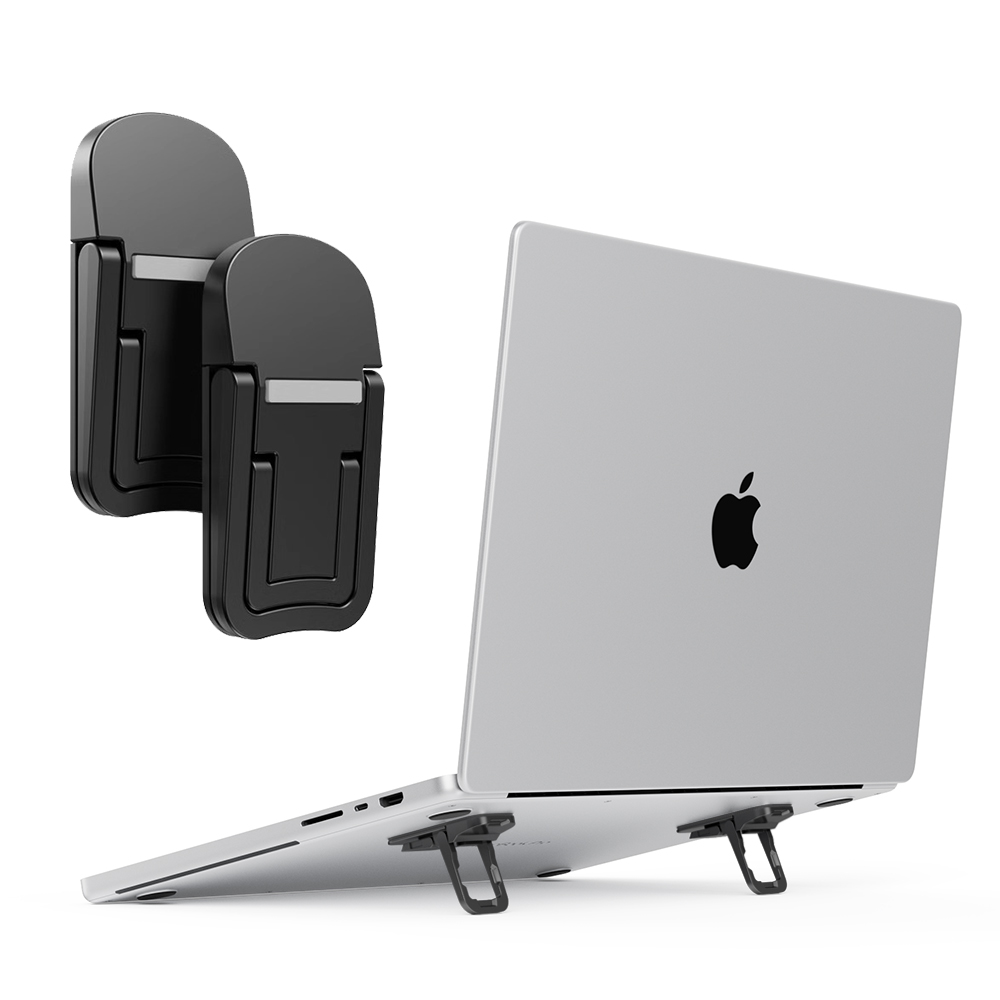 부착식 노트북 거치대 접이식 휴대용 스탠드 맥북 받침대
