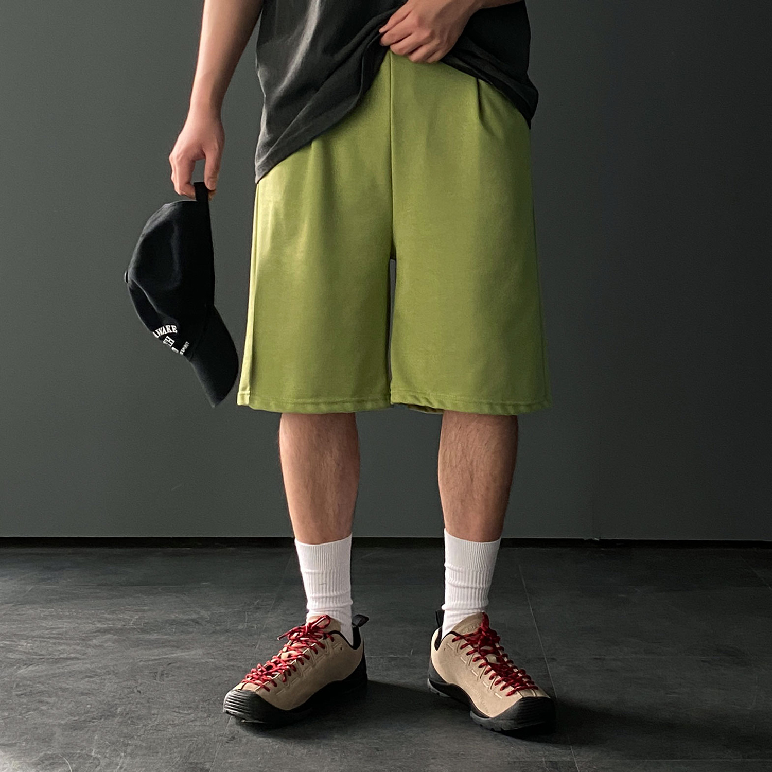 남자버뮤다팬츠 벌룬반바지 6부반바지 - 상품 이미지