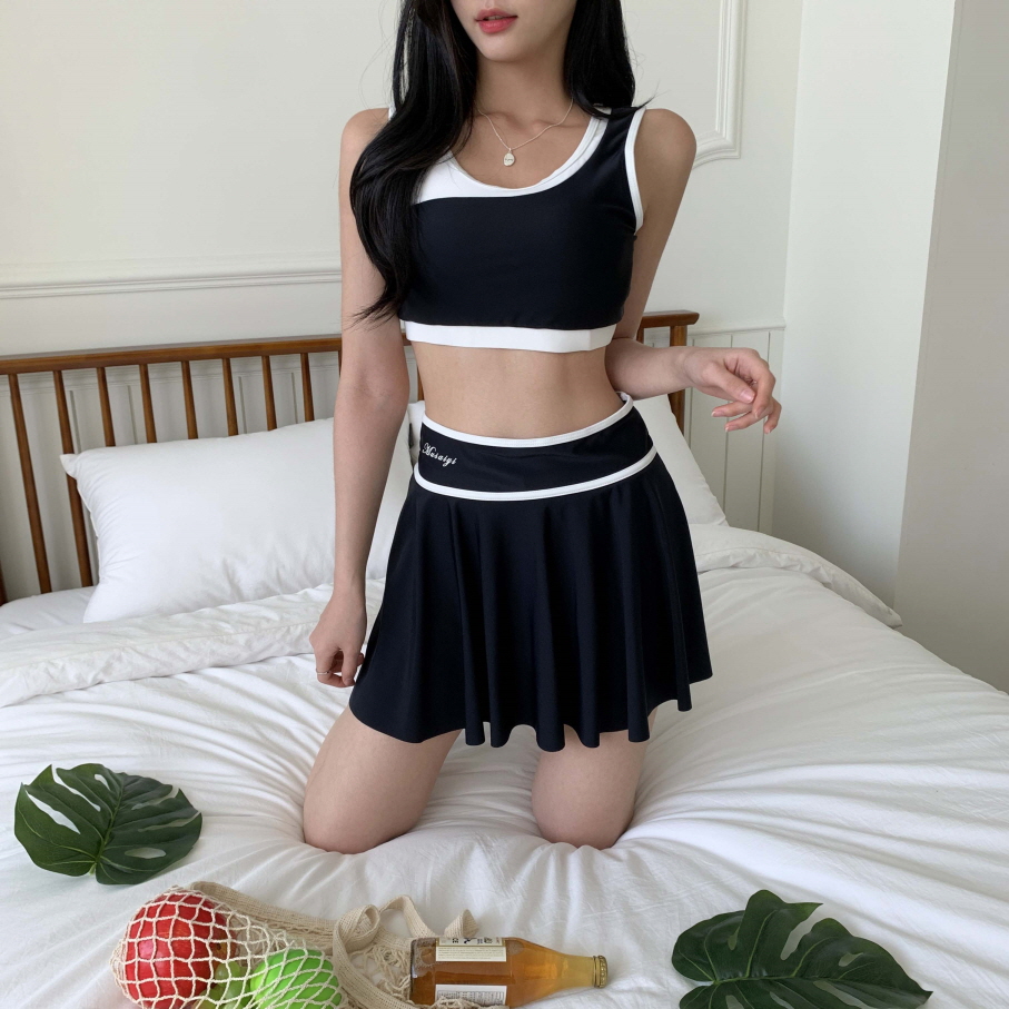 ❤️당일출고/원가이하세일❤️ 모노키니 비키니 원피스 치마 플레어 체형커버 커버업 래쉬가드 휴양지 호캉스 바다 여름 휴가 해외여행 수영복 상세 이미지 835