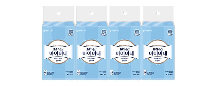 크리넥스 마이비데 클린케어 10매 4입X4팩