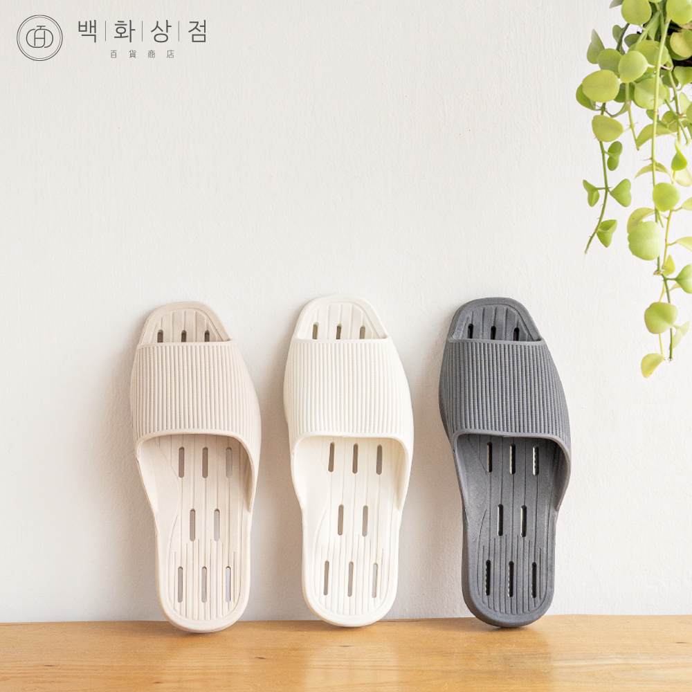 1+1백화상점 PVC 화장실 스큐르 욕실화 미끄럼방지 욕실 슬리퍼