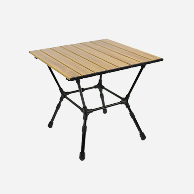 KOOLMAN(쿨맨) 스퀘어 경량 캠핑테이블 S사이즈 우드무늬