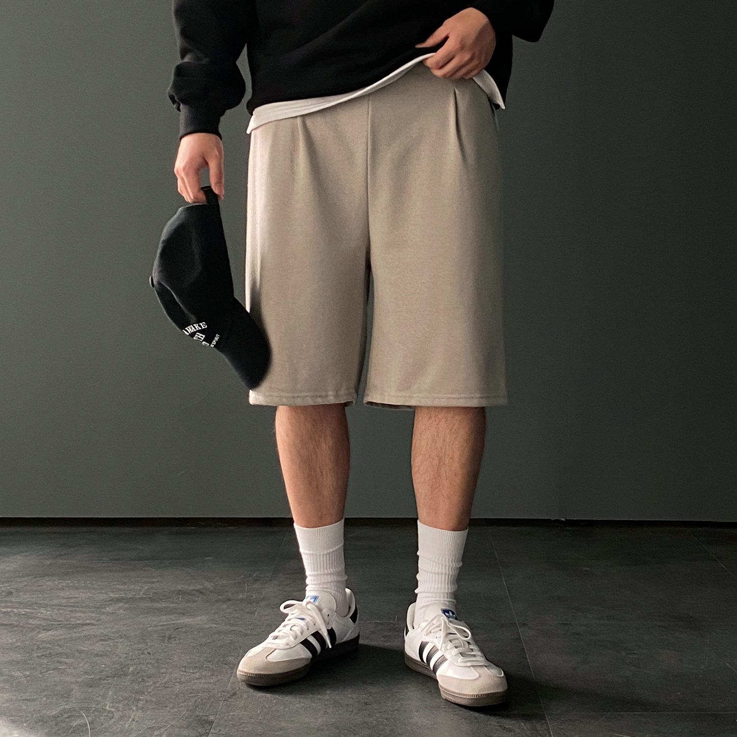 1+1 남자버뮤다팬츠 벌룬반바지 6부반바지 - 상세 이미지 4