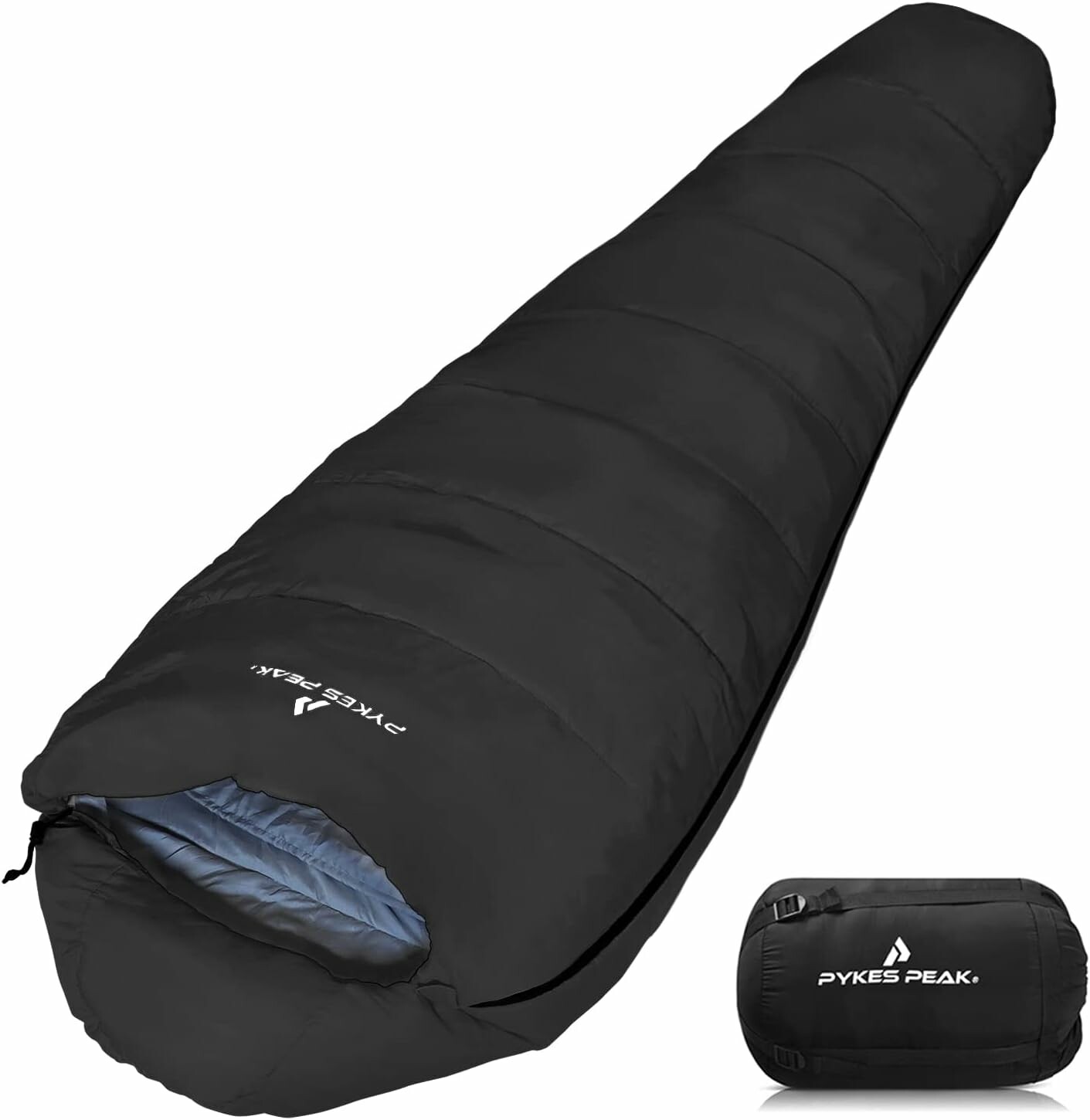 캠핑이불 머미형 여름침낭 1800g PYKES PEAK 일본 경량 침낭