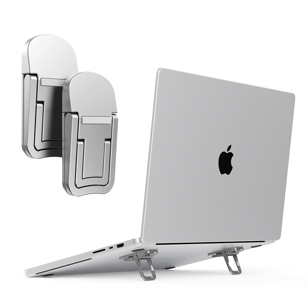 부착식 노트북 거치대 접이식 휴대용 스탠드 맥북 받침대