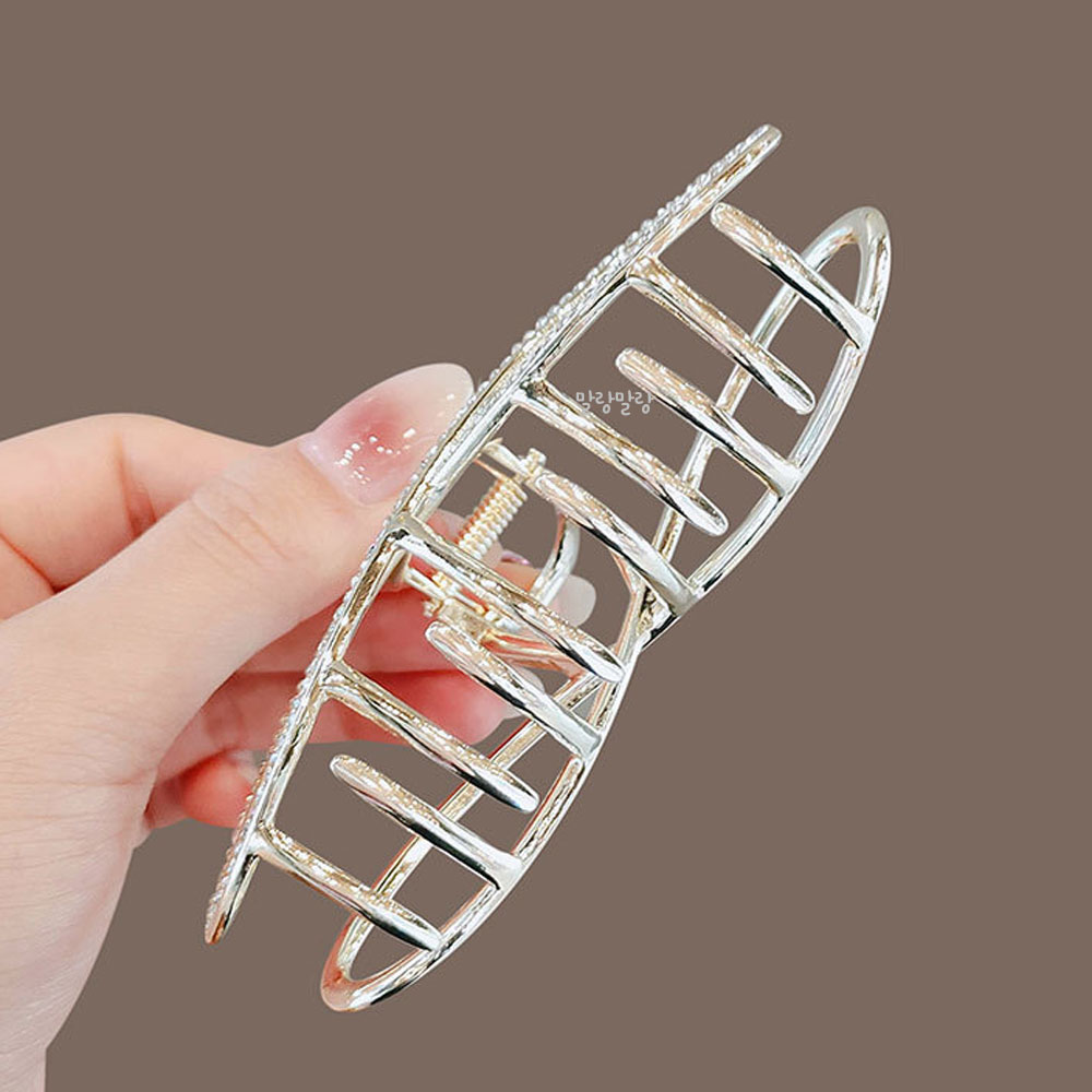 큐빅머리핀 올림머리 꼬임집게핀 예쁜 삔 - 상세 이미지 2