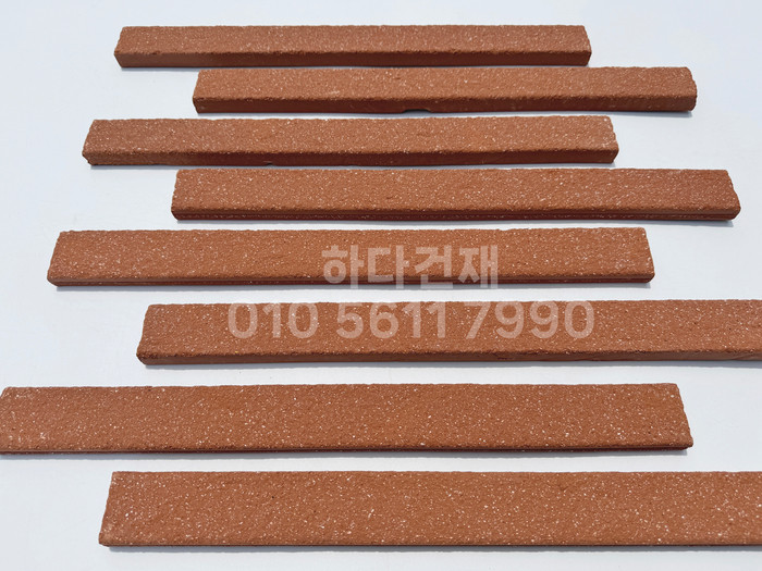 점토타일 그레인 500x45x18T 레드 / 하다건재