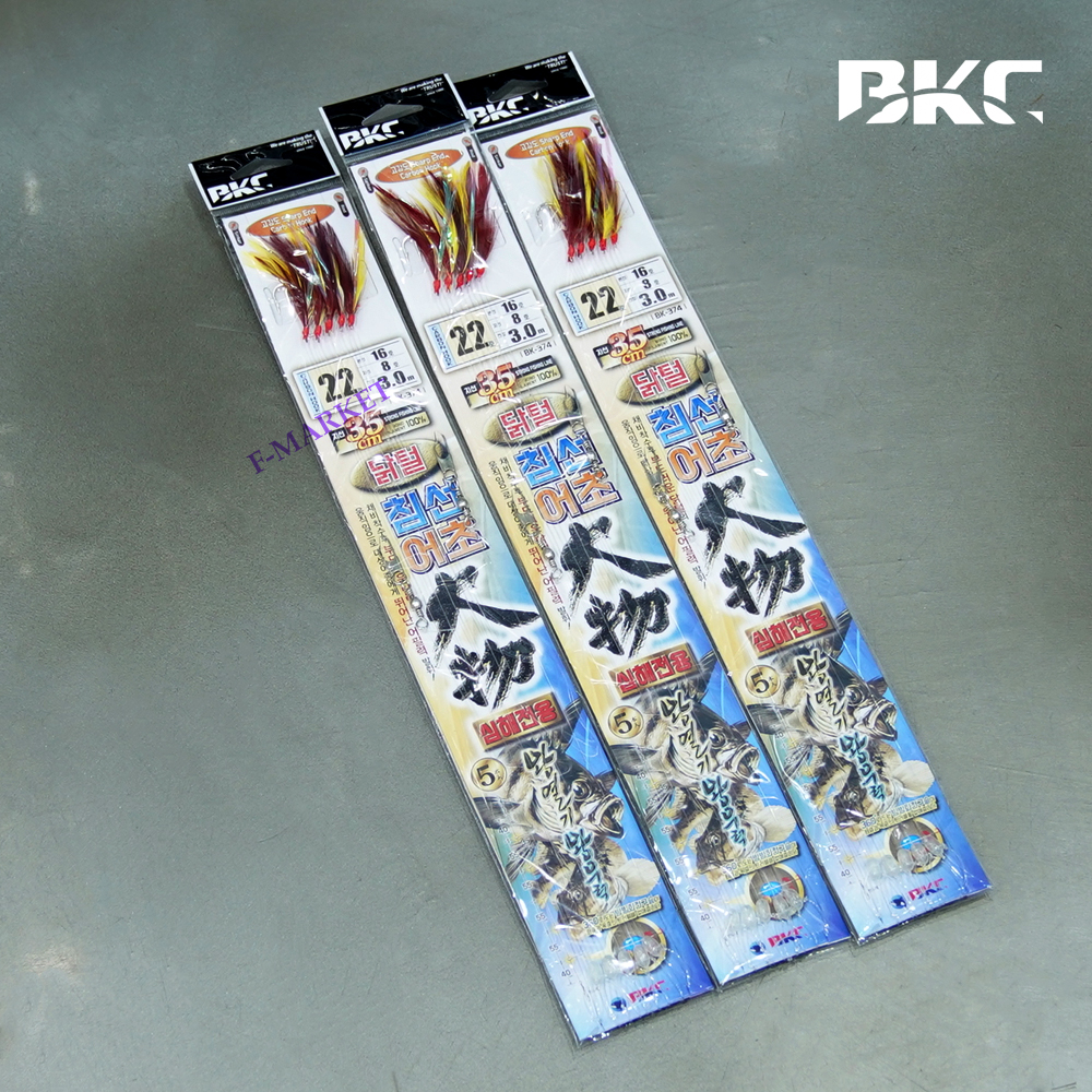 백경 우럭채비 닭털 서남해안 침선 어초 채비 20호 BK-374 - 상세 이미지 3