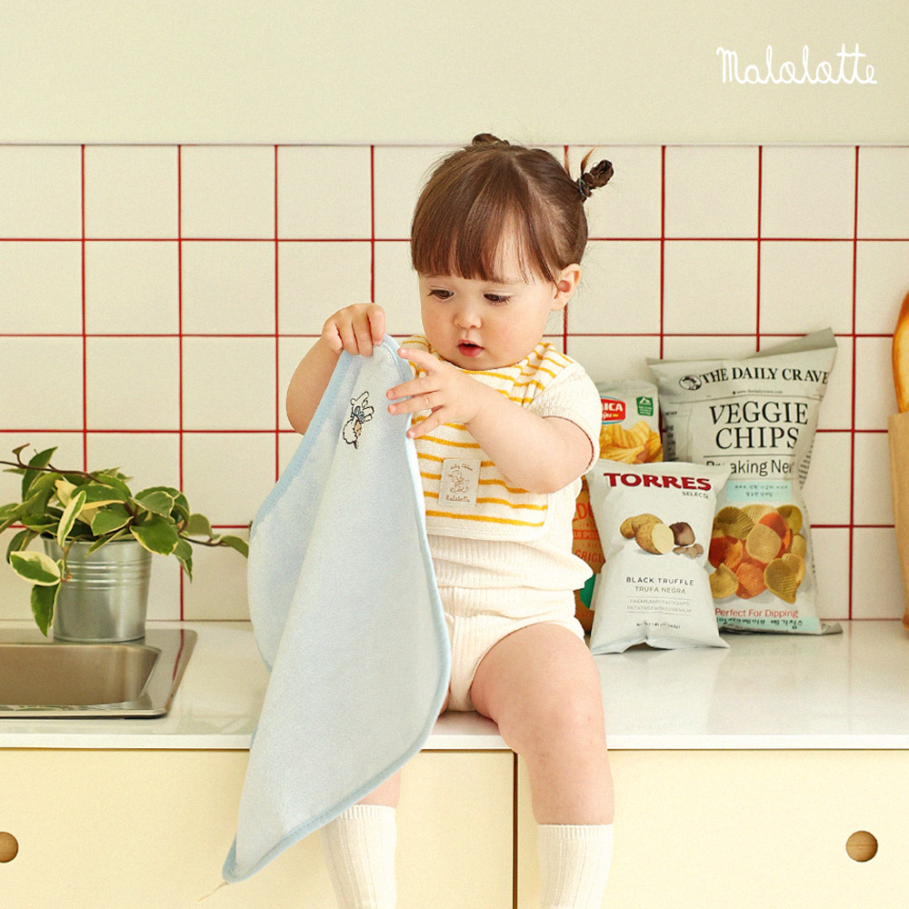마롤로뜨 모달테리 어린이집 수건 핸드타올 여행용 아기 유치원 손수건