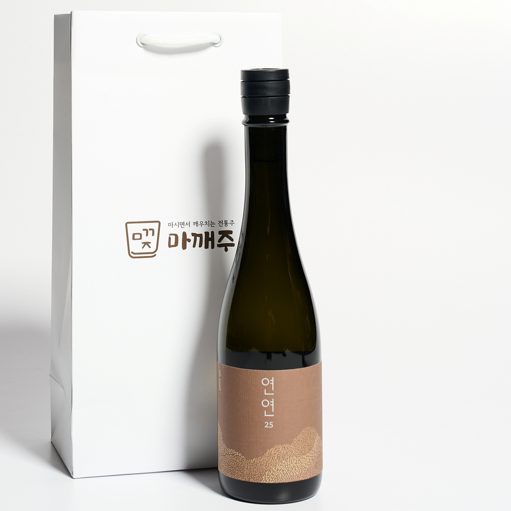 연연 25도 500ml 참깨 소주 온증류소(쇼핑백 포함) - 상품 이미지
