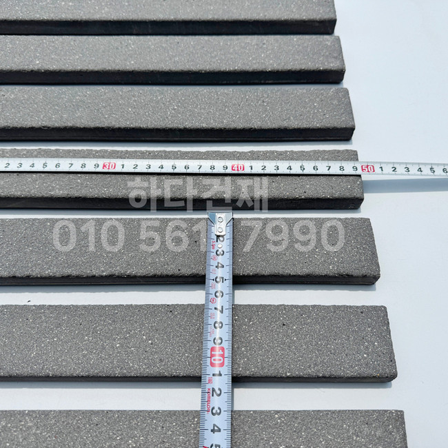 점토타일 그레인 500x45x18T 블랙 / 하다건재