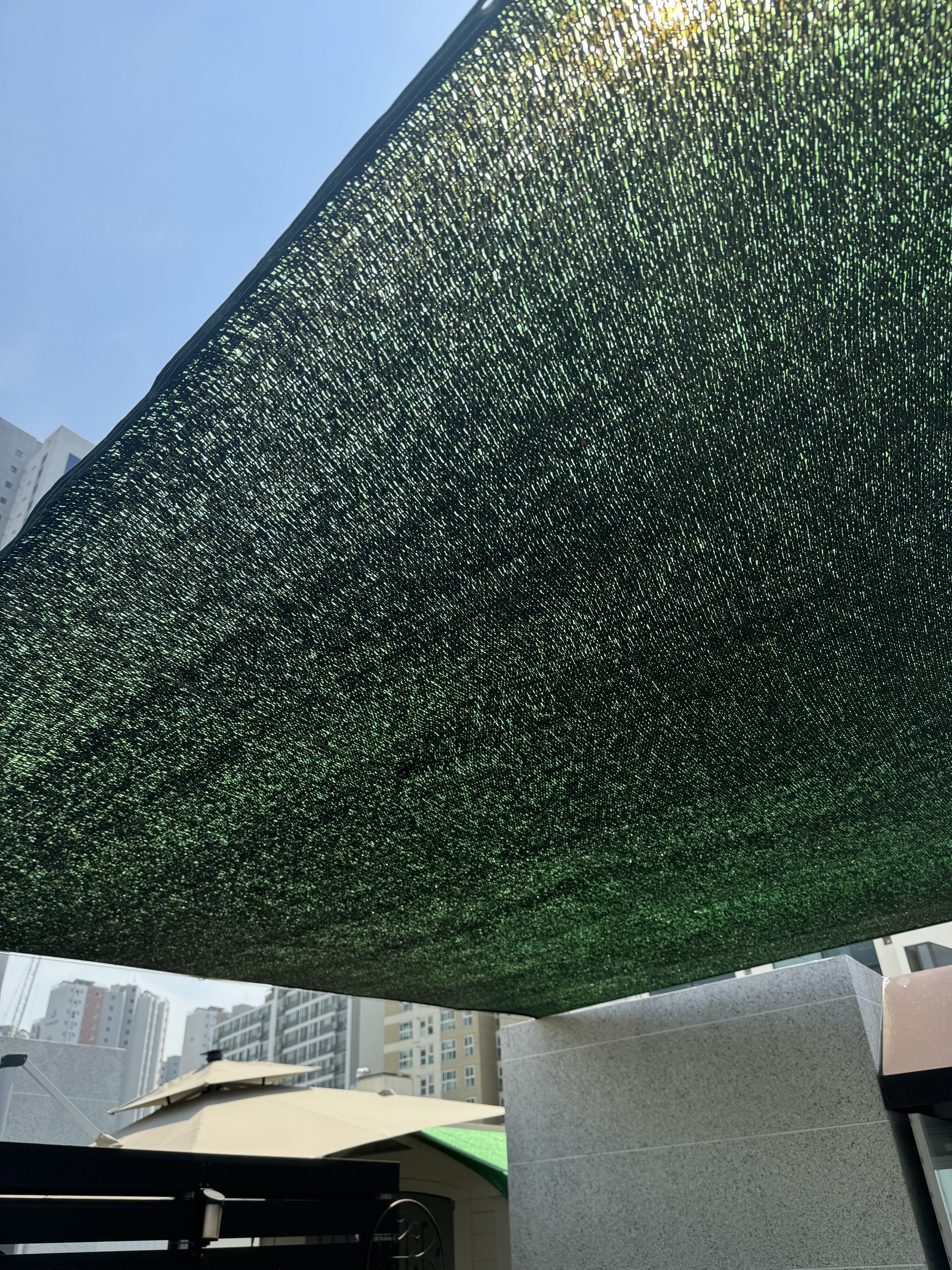 그늘막 옥상 차광막 95% 6Mx10M 천막 햇빛 가림막 썬쉐이드 그늘애