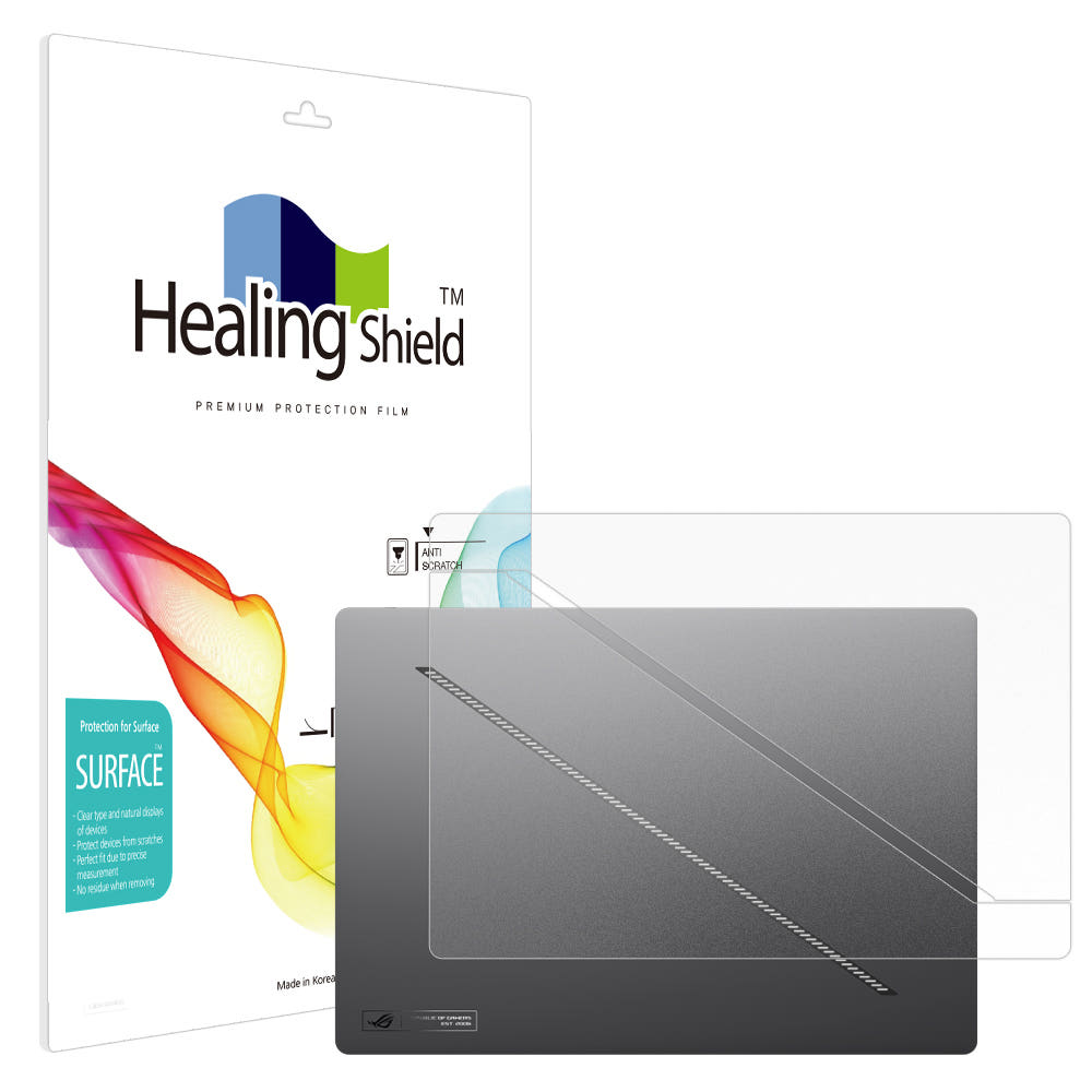 상판 보호필름 부착 전후 1