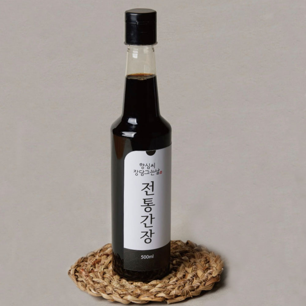 조선 간장 0.5리터/맛의1번지 전라도 강진 전통 시골 국 맛 집간장 항아리에 3년숙성 - 메인 이미지