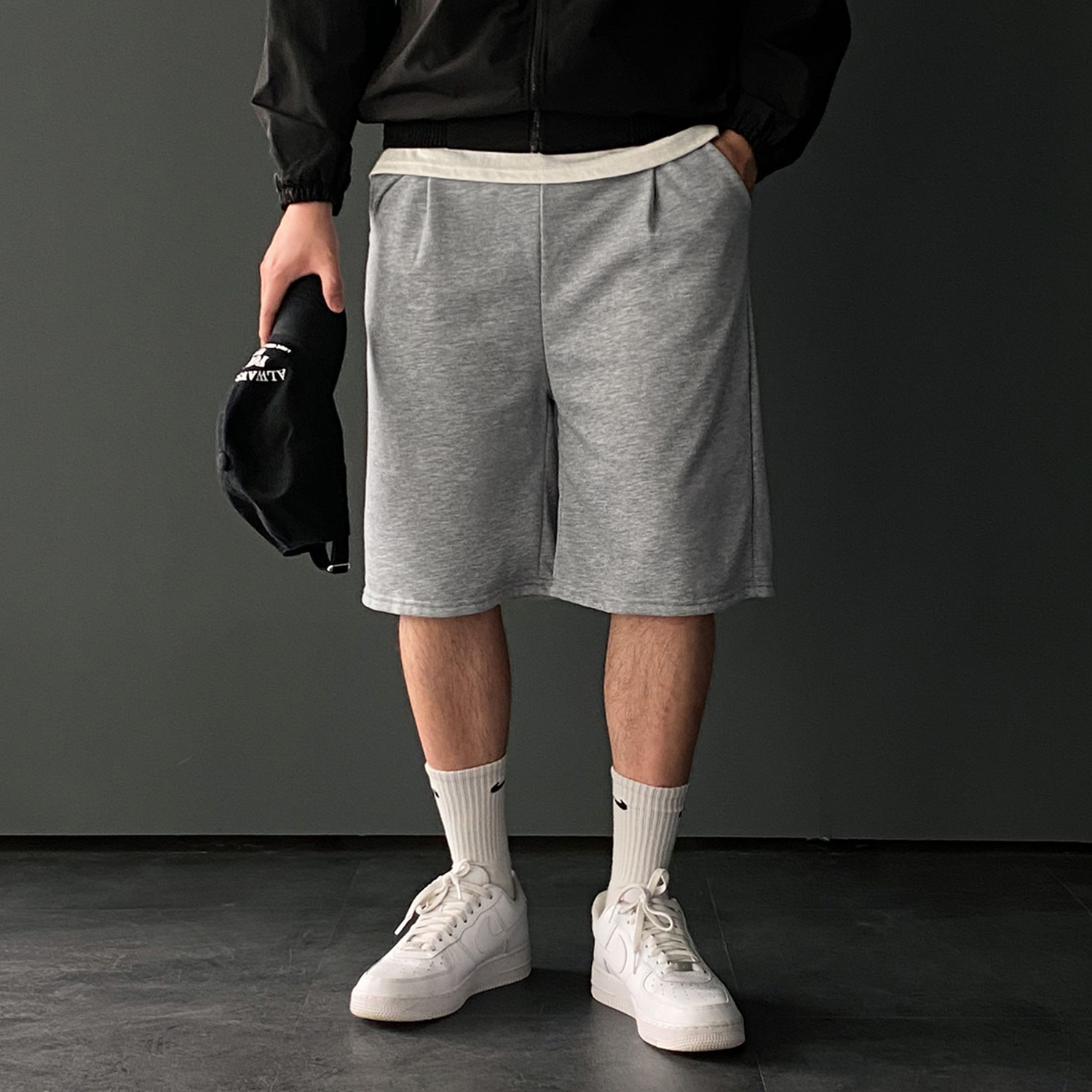 1+1 남자버뮤다팬츠 벌룬반바지 6부반바지 - 상세 이미지 3