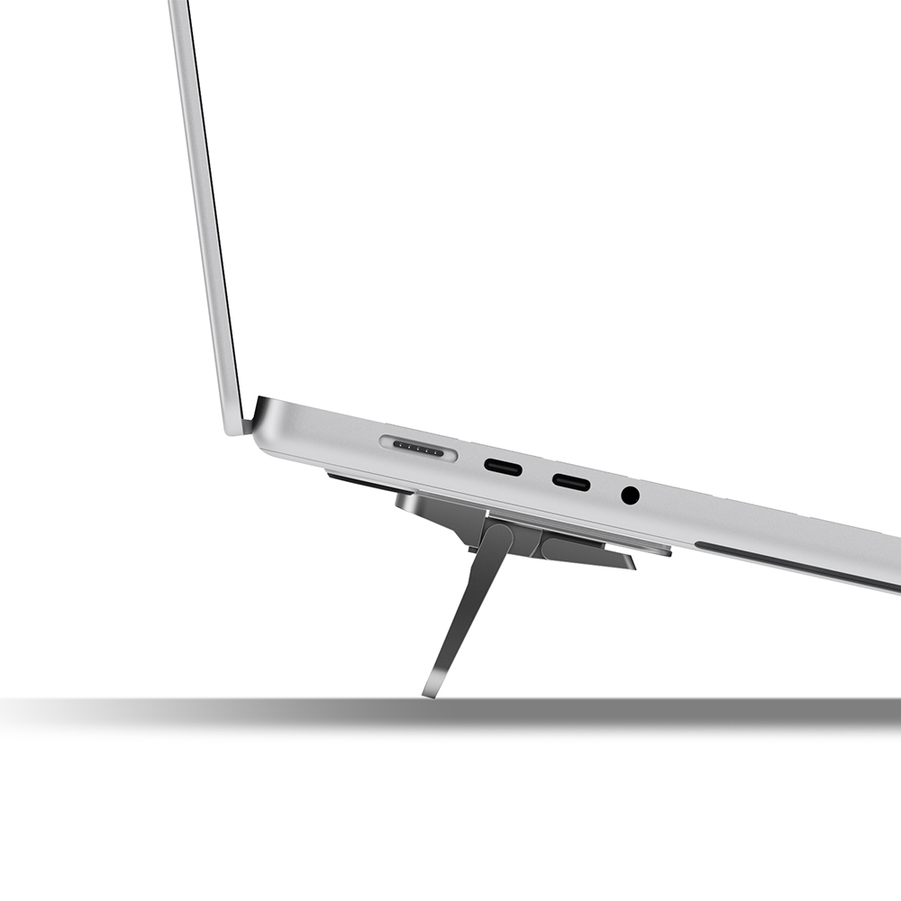 부착식 노트북 거치대 접이식 휴대용 스탠드 맥북 받침대