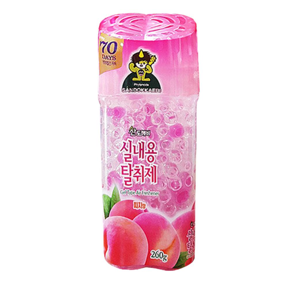 실내 탈취제 70일 지속 젤 방향제 복숭아향