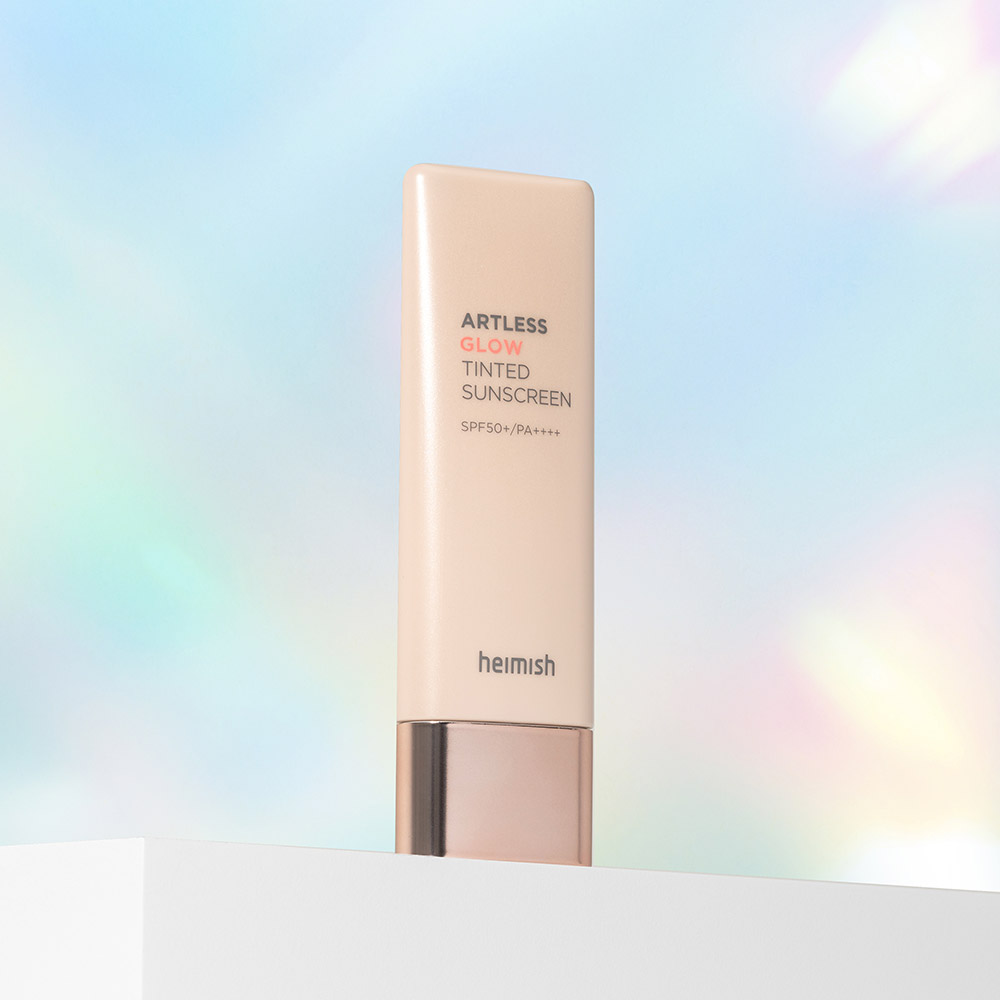 헤이미쉬 아트리스 글로우 틴티드 선스크린 SPF50+ PA++++  40ml / 메이크업베이스 선크림 펄베이스 - 상품 이미지