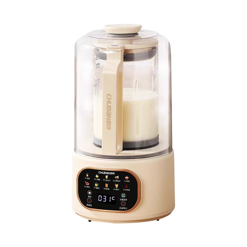 내열 유리 두유 제조기 두유기 대용량 또우장지 기계 저소음 자동세척 1500ml