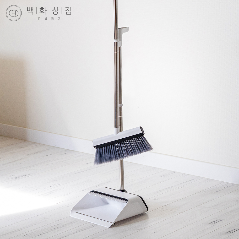 백화상점 쓱 빗자루세트 쓰레받기 미용실 업소용 실내 현관 방빗자루 가정용 쓰레받이