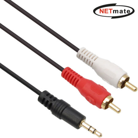 3.5mm 스테레오 to RCA 2선 케이블 20m NMA-SR2000N