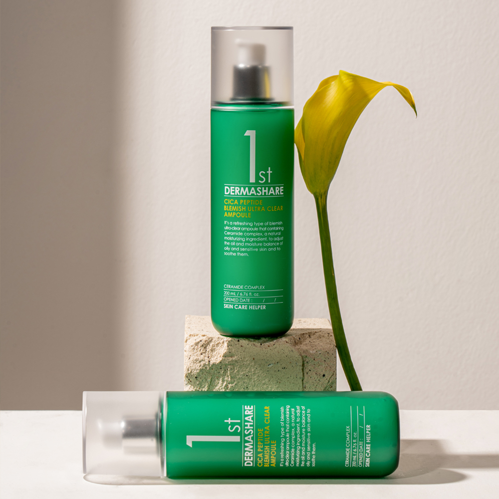 더마쉐어 시카 펩타이드 블레미쉬 울트라 클리어 대용량 보습앰플 영양 수딩 진정 200ml - 상세 이미지 3