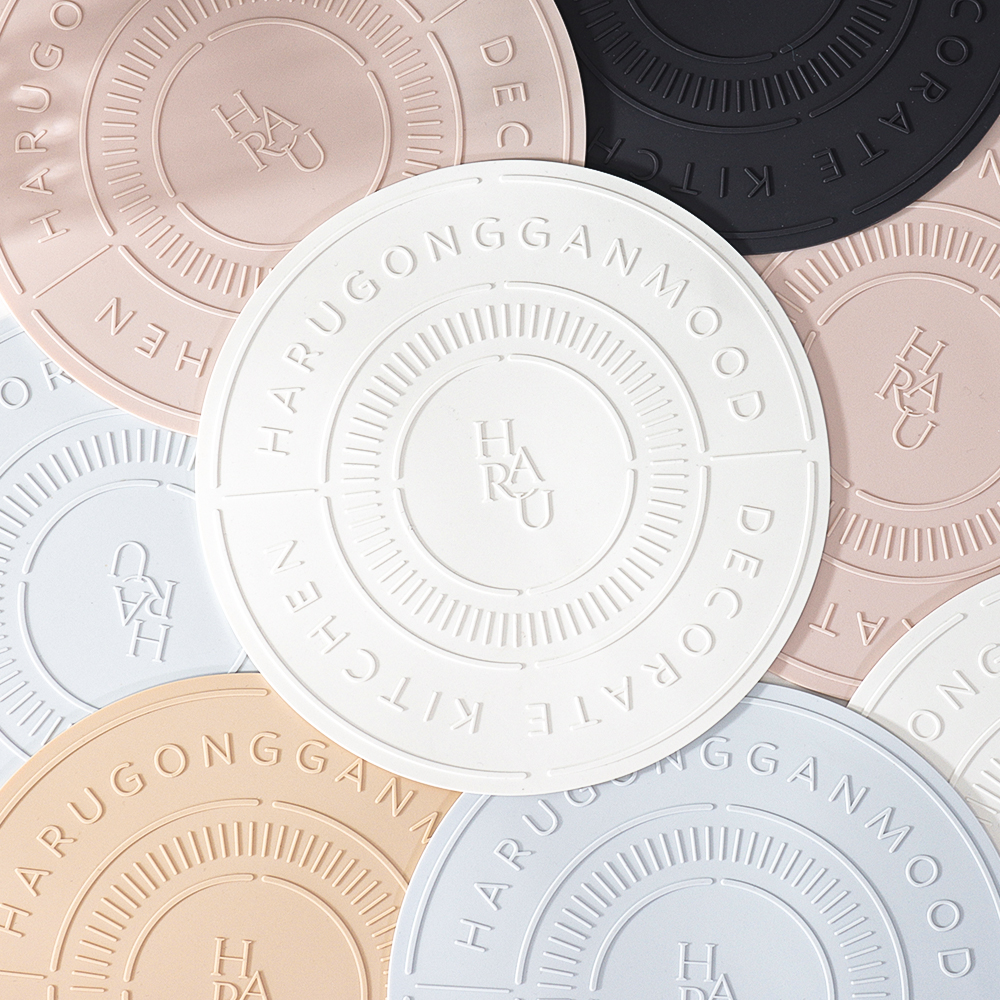 [네이버 단독구성] 하루의공간 레터링 인덕션 보호 실리콘 매트 2개 세트 상세 이미지 5