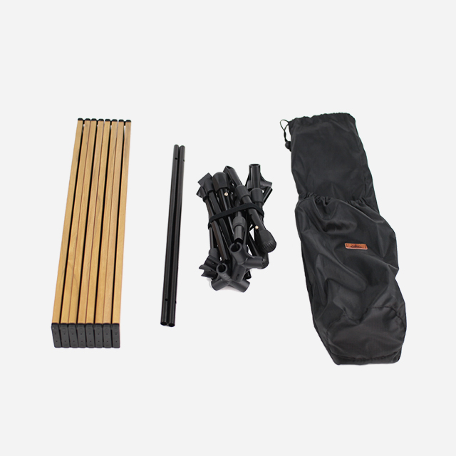 KOOLMAN(쿨맨) 스퀘어 경량 캠핑 테이블 S사이즈 블랙