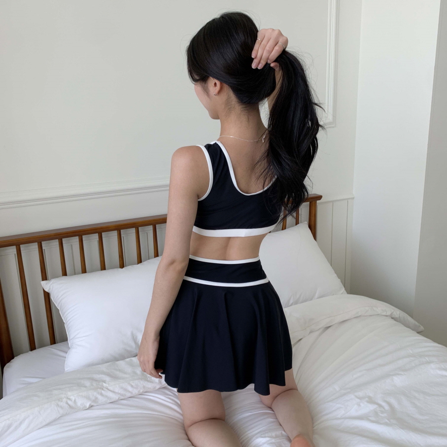 ❤️당일출고/원가이하세일❤️ 모노키니 비키니 원피스 치마 플레어 체형커버 커버업 래쉬가드 휴양지 호캉스 바다 여름 휴가 해외여행 수영복 상세 이미지 837