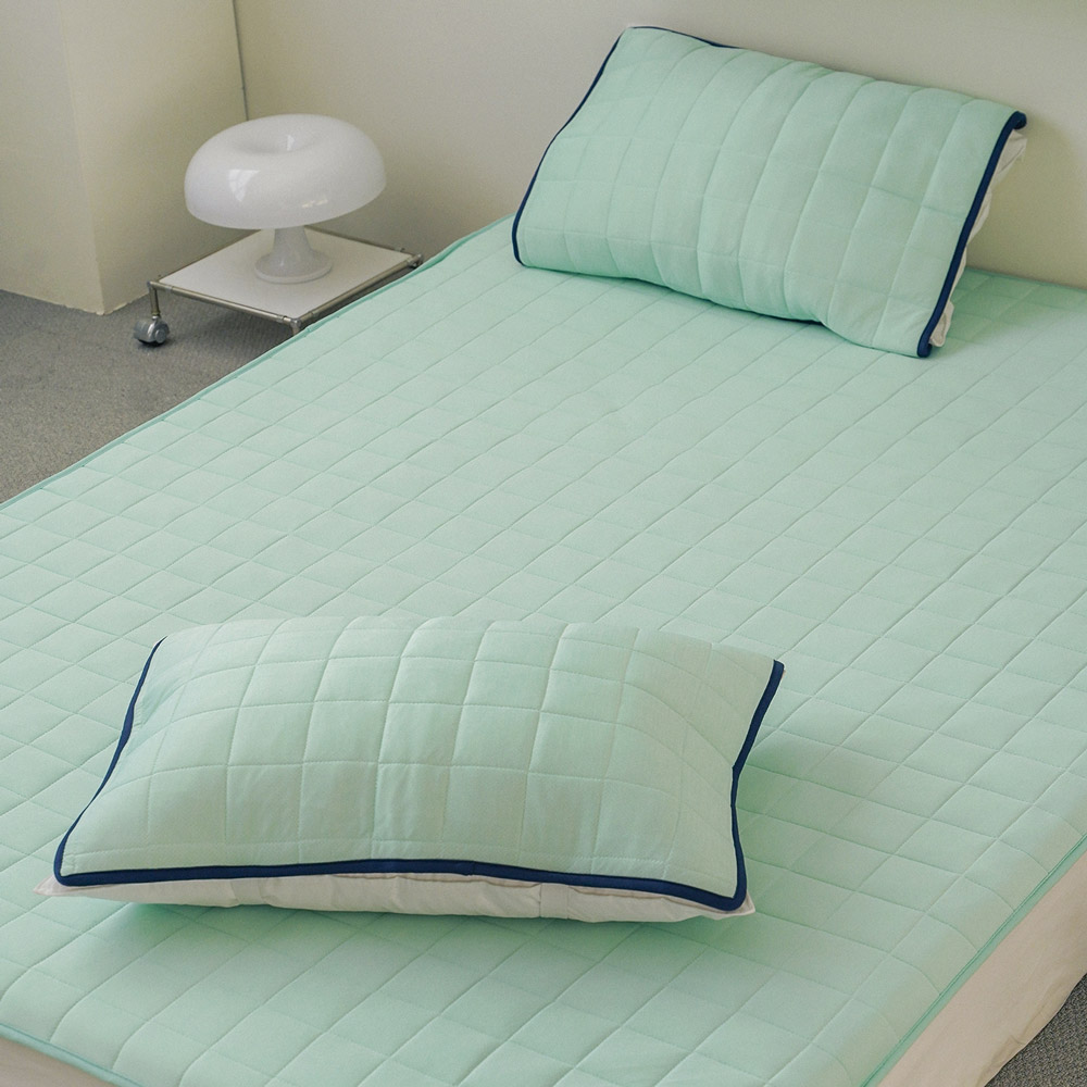 누비지오 스파쿨링 냉감 고정밴드 여름침대패드 SS