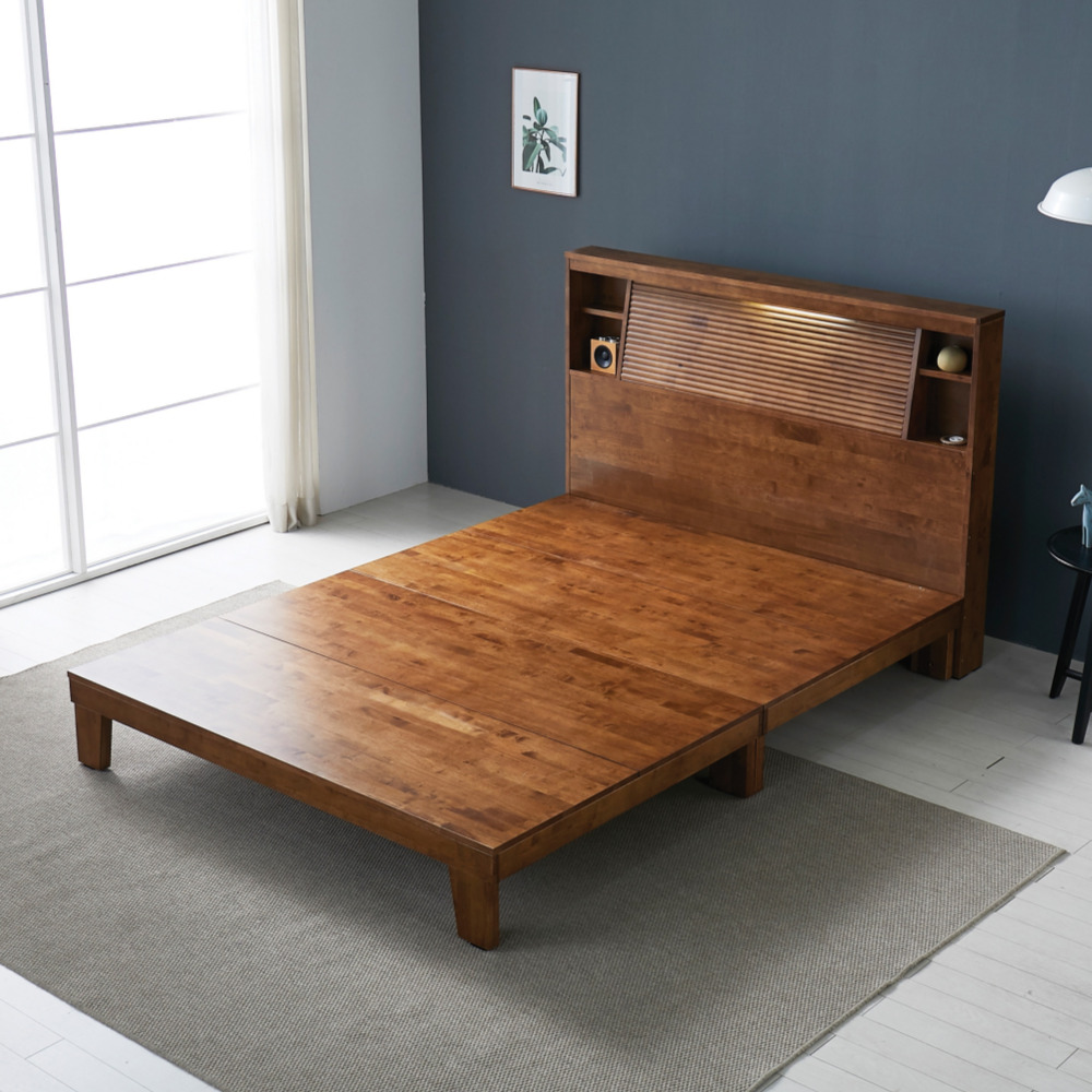 엔나템바보드침대 호텔식침대프레임 원목 파운데이션