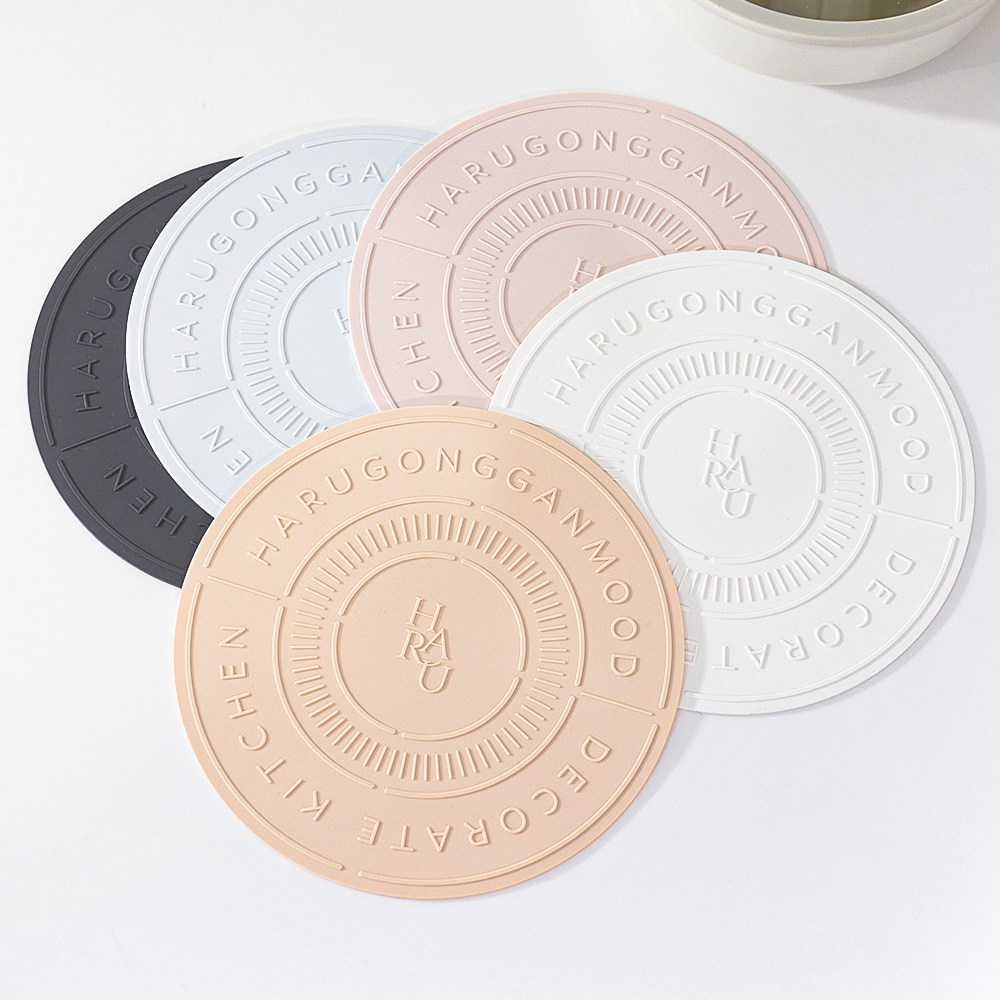 [네이버 단독구성] 하루의공간 레터링 인덕션 보호 실리콘 매트 2개 세트 상세 이미지 4