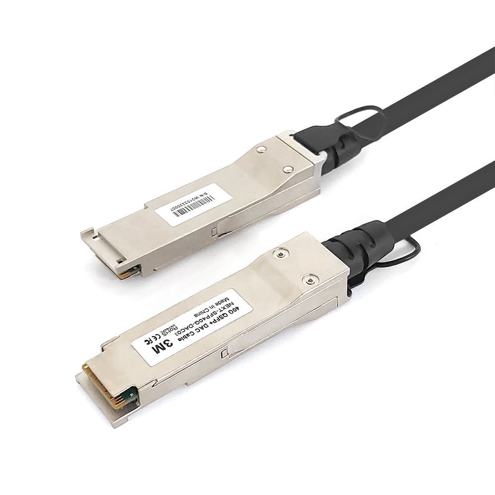 넥스트유 40G QSFP+DAC 지빅 일체형 3M 케이블 SFP40G-DAC03 - 상세 이미지 2