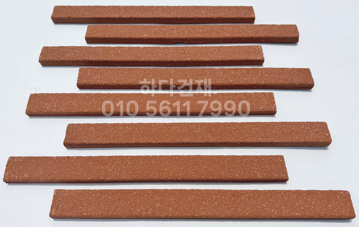 점토타일 그레인 500x45x18T 레드 / 하다건재