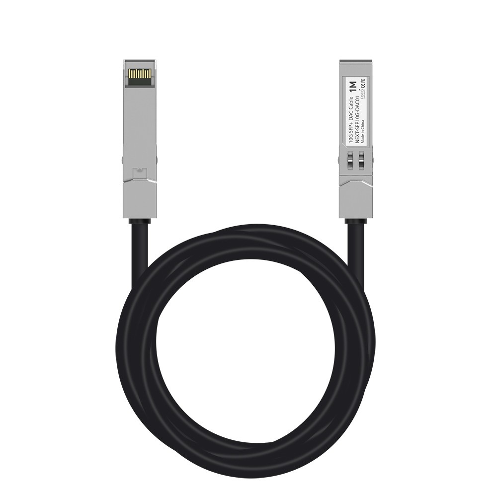 넥스트유 10G SFP+DAC 지빅 일체형 1M 케이블 SFP10G-DAC01 - 상품 이미지