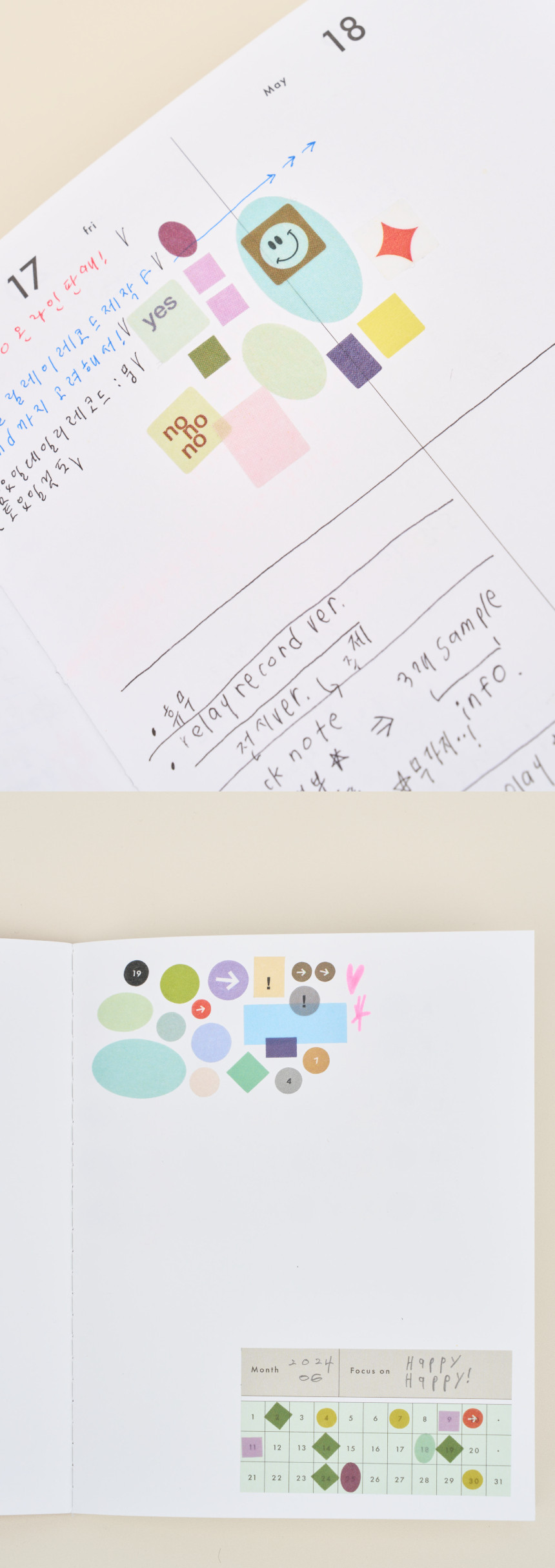 Analogue Keeper Washi Label Sticker Set - Circle (3 sheets)