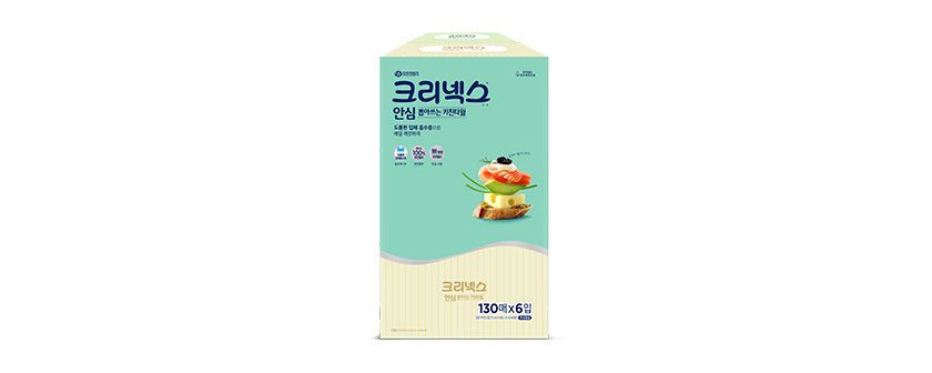 크리넥스 안심 뽑아쓰는 키친타월 130매X6입 - 상세 이미지 2