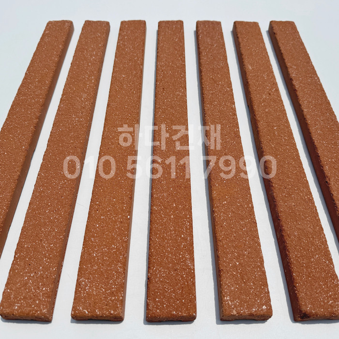 점토타일 그레인 500x45x18T 레드 / 하다건재