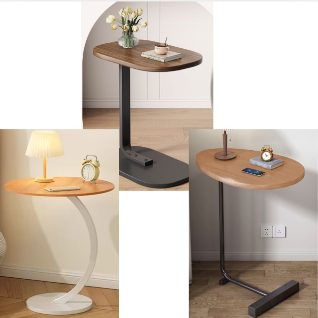 얇은 사이드 테이블 거실 화분 정리대 진열대 화병 보조 침대 책상 노트북 쇼파 뒤 받침대