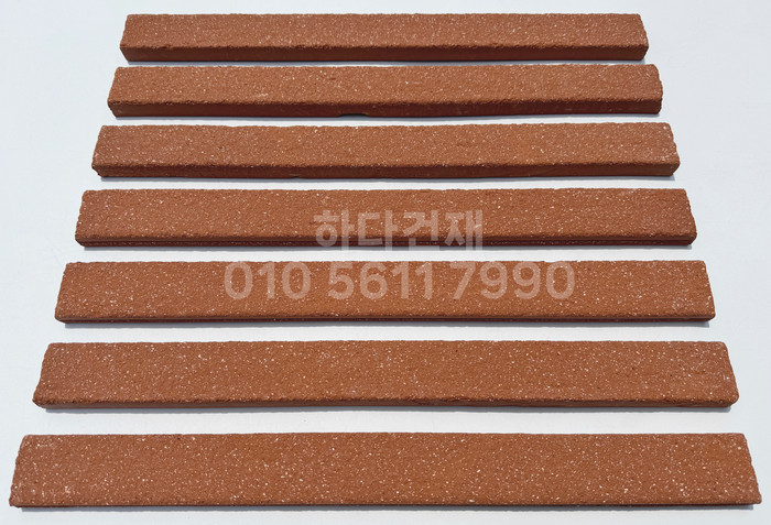 점토타일 그레인 500x45x18T 레드 / 하다건재